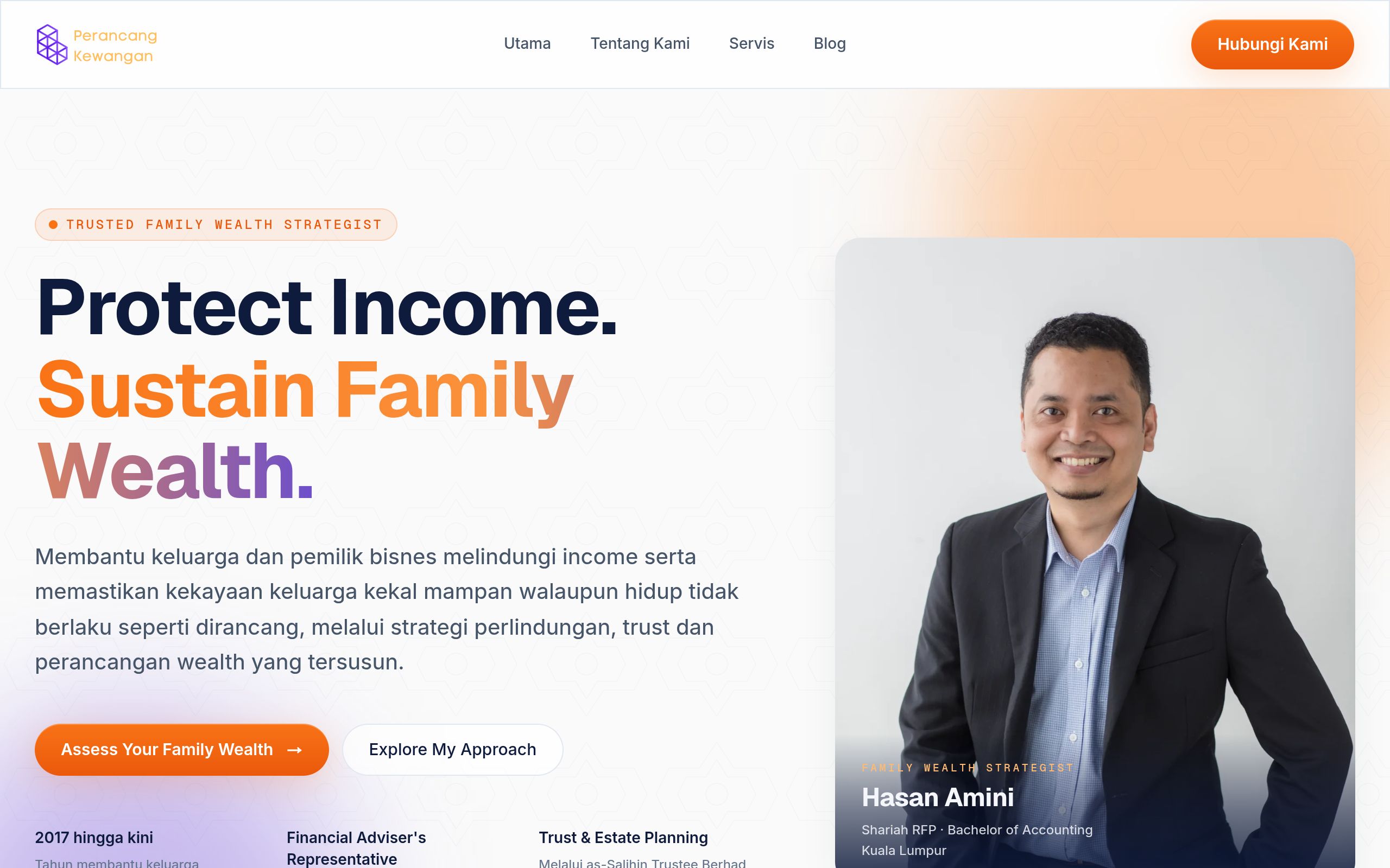 Screenshot of Perancang Kewangan